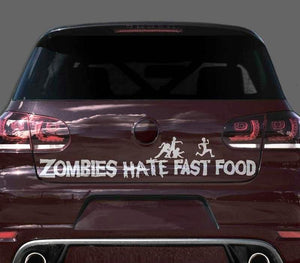 Autoaufkleber Zombies Prepper | 2Er Aufkleberset Bis 200Cm