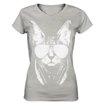 Katze Mit Kopfhörer | Damen T-Shirt