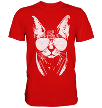 Katze Mit Kopfhörer | T-Shirt Schwarz