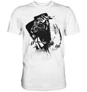 Schwarzer Tiger | T-Shirt Weiß