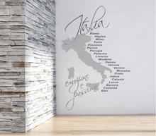 Wandtattoo Italien Leidenschaft | Wandaufkleber Bis 180Cm