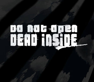 Zombie Aufkleber Kofferraum Do Not Open Dead Inside Bis 180Cm