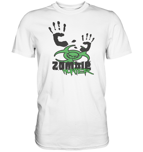 Zombie Hunter Weiß Premium Shirt